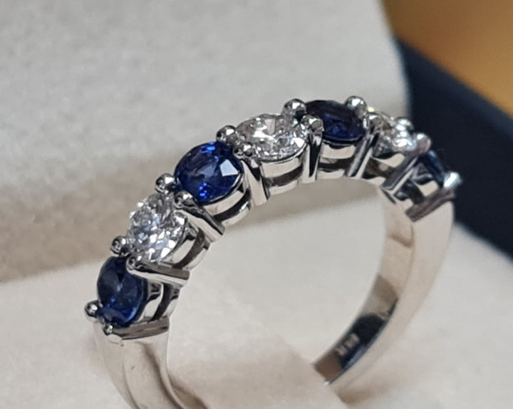 sapphire diamond ring