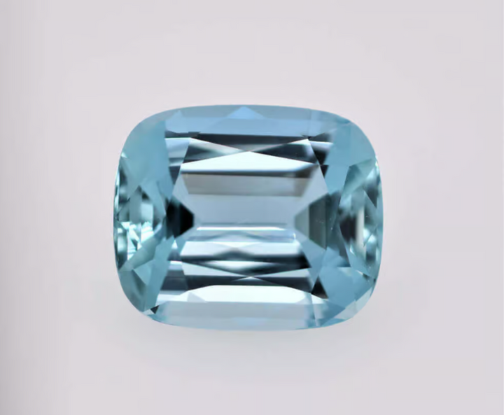 38.71 carat blue aquamarine for sale