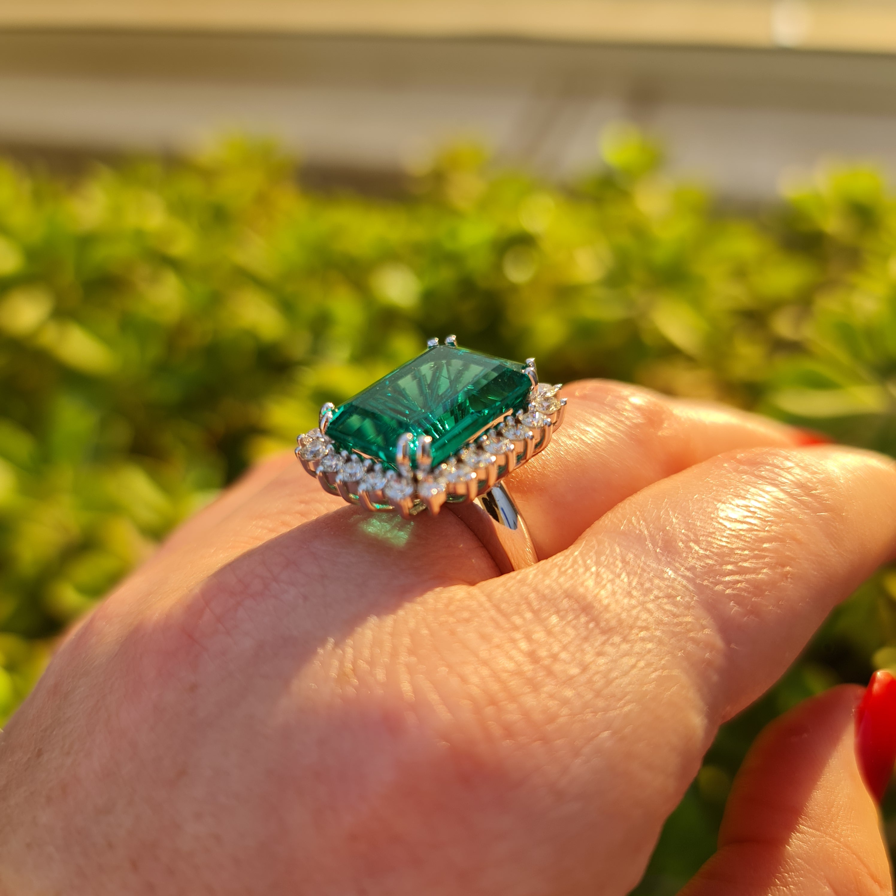 Bague emeraude vert sale