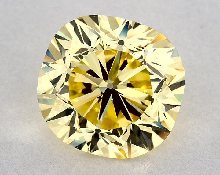 3.59 Cushion Modified Vivid Yellow VS2 None GIA Certificate