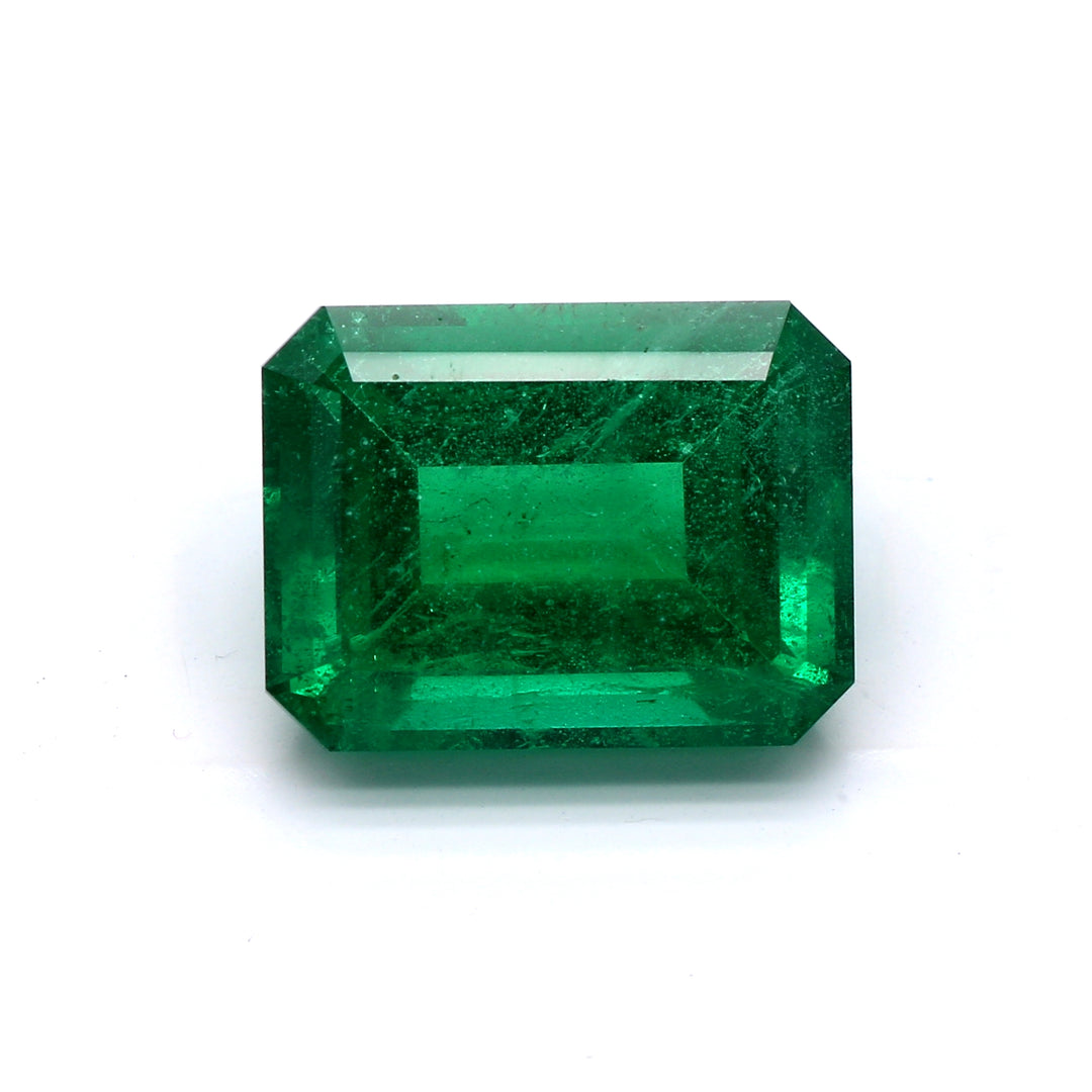 4.06 Green Natural Emerald - GIA Certificate