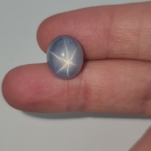 16.25 carat Natural Blue Star Sapphire Sri Lanka- GRS Certificate