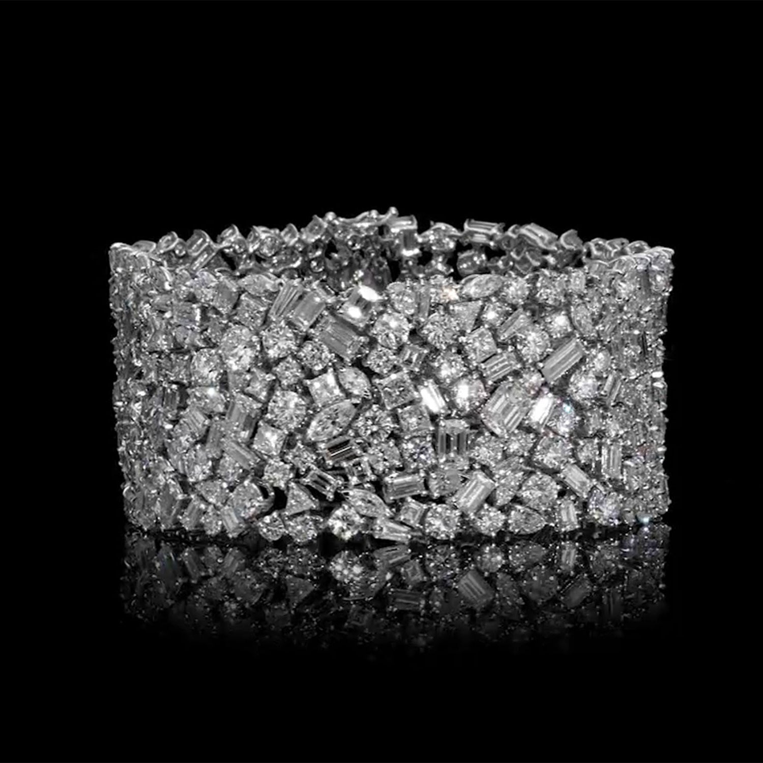 Ooak Big Shiny 17.5 Carat Tennis Bracelet Top Quality Lab Grown Diamond  Bracelet, Diamonds, 18K Gold, Fine Jewelry - Yahoo Shopping