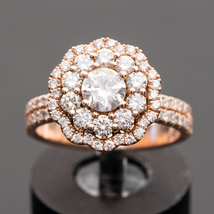 Danielle  - 1.61 carat natural diamond ring E VS