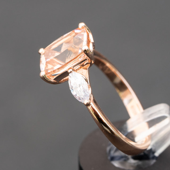 morganite engagement ring