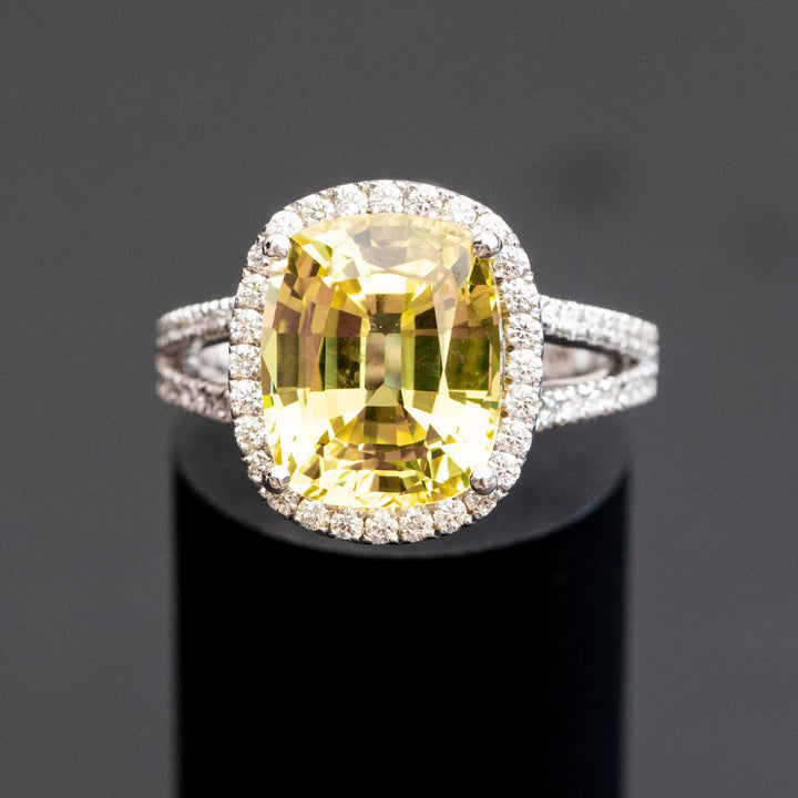 yellow sapphire ring