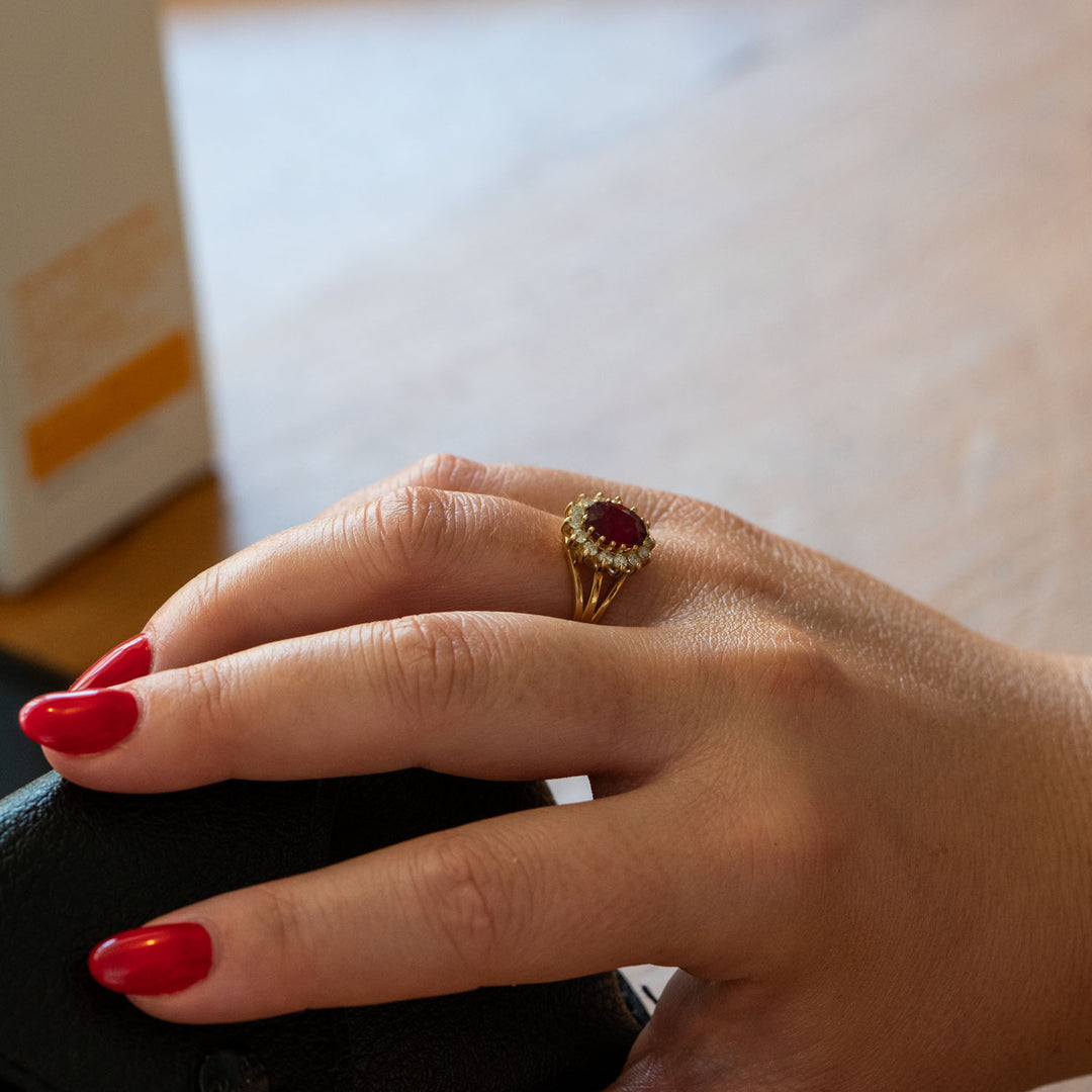 princess Diana engagement ring ruby